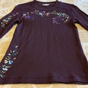 SUNDANCE CATALOG THERMAL TEE/SMALL